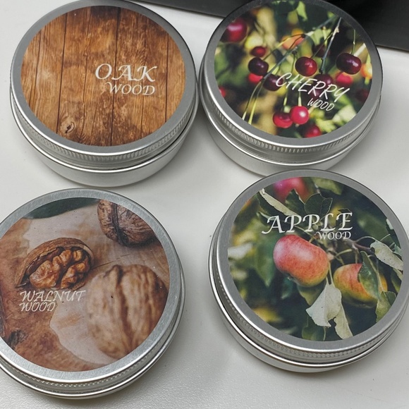 Mushk Portable Drink Cocktail Beverage Smoker with Four Tins Wood Chips New - Picture 8 of 8